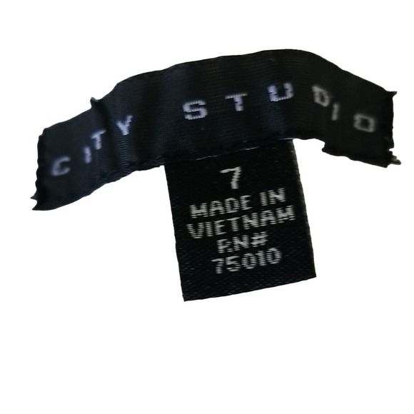 City Studio White Fit and Flare Sleeveless Dress size 7 - Picture 8 of 9